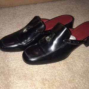 Ralph Lauren Leather Mules